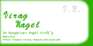 virag magel business card